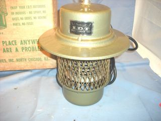 Vintage Hall Industries Electric Bug Zapper in Original Box