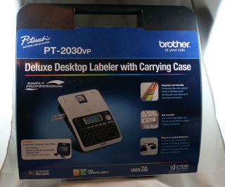 Brother T 2030VP Label Thermal Desktop Printer with Carrying Case AC 