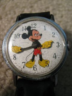 vintage mickey mouse walt disney production watch 