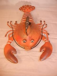   Metal Lobster Watering Can,Yard Art,Very Unique & Well Made,NICE