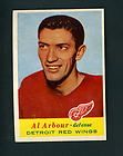 1957 1958 Topps # 38 Al Arbour NR/MT cond Red Wings Islanders