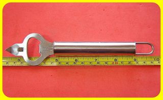 ROSTFREI LARGE STAINLESS INOX BOTTLE OPENER VERY RARE USED