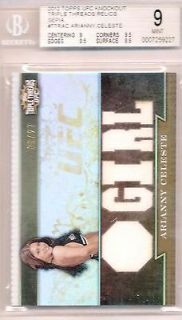 Arianny Celeste Graded 2012 Topps UFC Knockout Triple Threads Relics 