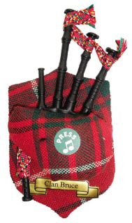 Great Gift Scotland Tartan Musical Clan Magnet Bagpipes Bruce