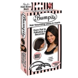 Bumpits Dark Brown Black 4 PC Teasing Comb Hair Products Instant 