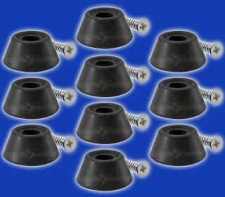 10 Pool Cue Bumpers Screw on 1” Rubber Bumpers Billiard