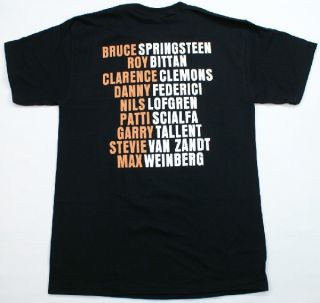 Bruce Springsteen E Street Band T Shirt Black Rock Roll Music