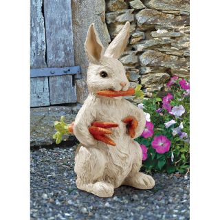Carrot Bandit Bunny Rabbit Statue . Home Yard & Garden Decor Products 