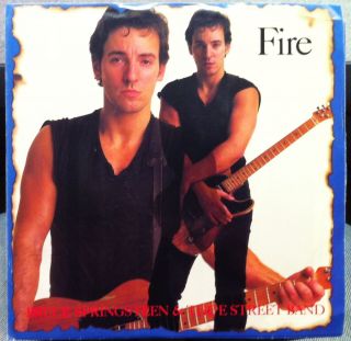 Bruce Springsteen Fire 7 Mint 45 WLP 1986 1st RARE
