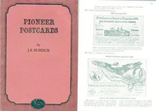 Burdick Pioneer Postcards Supplement