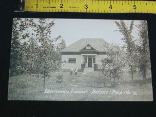 Antique Postcard Whitman Library Bryant Pond Maine