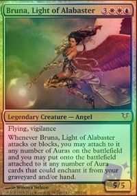 Foil Bruna Light of Alabaster x4 Avacyn Restored Magic MTG Mint Card 