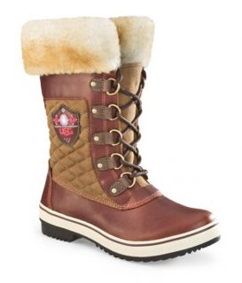   UGG Waterproof Leather Warm Boots Brynn Mahogany 1001371 w mAh