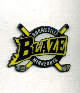 Minor Pee Wee Burnsville MIN Blaze Hockey Team Pin