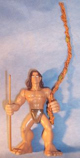 Burroughs Disney Animated Movie Tarzan Poseable Jointed Action Figure 