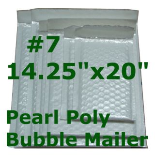 50 pcs #7 14.25x20 Poly Bubble Mailers Self Sealing Padded Envelope 