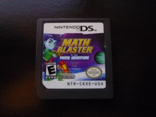 Math Blaster Nintendo DS DSi Lite 3DS Cart Only Genuine Game