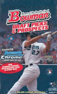 2010 Bowman Draft Picks Prospects Baseball Hobby Box