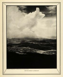 1931 Print Alfred Buckham South Cuba Landscape Aerial View Mountain 