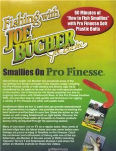 Smallmouth Bass Fishing Joe Bucher Pro Finesse DVD New