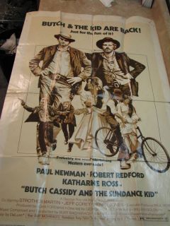 Butch Cassidy Sundance Kid ONE1 Sheet Movie Poster 1974