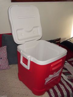 Limited Edition Red Budweiser Beer Cooler Igloo Ice Cube 