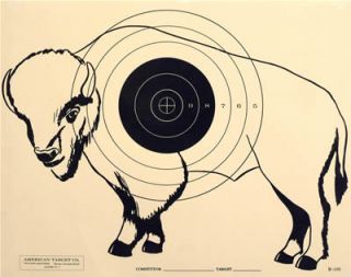   Loading Rifle Association Buffalo Single Bullseye Targets