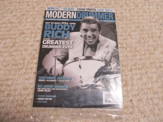 Dec 2012 Buddy Rich Issue Modern Drummer Drummer Drum Set Magazine 