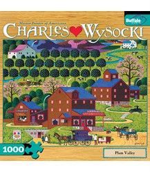 Charles Wysocki Buffalo Games Jigsaw Puzzle Plum Valley