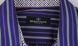 BUGATCHI UOMO Mens Long Sleeve Casual Shirt. XL