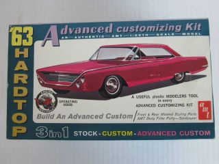 1963 Buick Electra Hardtop Model Car Kit Vintage Original by AMT 