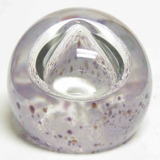 Caithness Glass Paperweight Grace Round Lilac 6302739