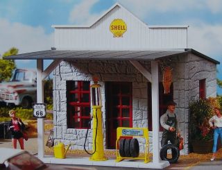   Shell Gas Station Store G Scale Building Kit New in Box 62241