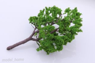  14cm Green Simulation Model Tree Layout Train View Building OO Scale