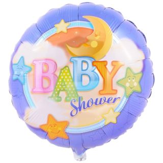 Party Destination 190385 Baby Shower Moon and Stars Foil Balloon