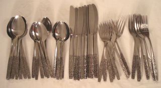 Stanley Roberts Rogers Fragrant Rose 43 PC Spoon Fork