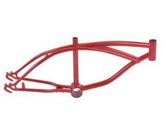  16" Red Lowrider Bicycle Frame Bike Chopper Cycling