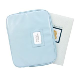 features of c r gibson memory book keepsake case blue soft padded
