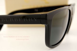   Burberry Sunglasses Be 4106 3001 87 Black Folding Sunglasses