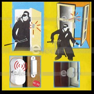   Window Door Magnetic Sensor Burglar Entry Alarm Home Security