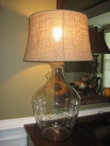 POTTERY BARN BURLAP TAPERED DRUM LAMP SHADE~LARGE~NATURAL~NEW~