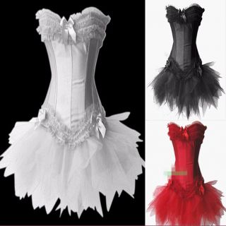 Burlesque Moulin Rouge Lolita Gorgeous Dress Corset Tutu Burlesqu 