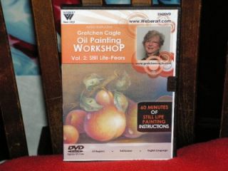 DVD Gretchen Cagle Still Life Pears Oil Painting Vol2