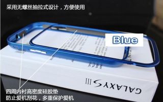 New Aluminium Metal Frame Bumper Case Cover for Samsung Galaxy S3 