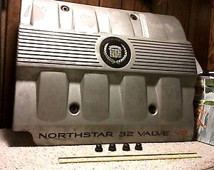 1998 Cadillac Deville Northstar Engine Cover and Nuts 4 6L V8 1997 
