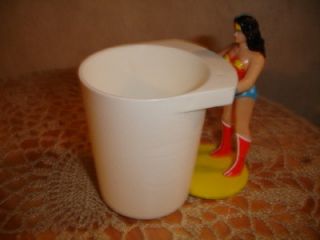 Wonder Woman Figurine Cup Holder Burger King 1988 Cool