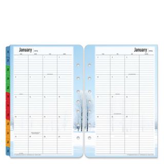   Classic Seasons Two Page Monthly Calendar Tabs Jan 2013 Dec 20