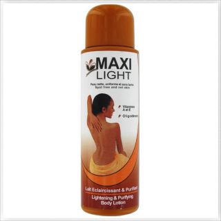 MAXI LIGHT SKIN LIGHTENING AND PURIFYING BODY LOTION WITH VITAMIN E A 