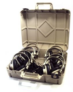 S117 Lot of 8 Califone Headphones 2924AV P