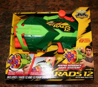Buzz Bee Toys Air Warriors Rads 12 Dart Gun Ages 6 T 12 463